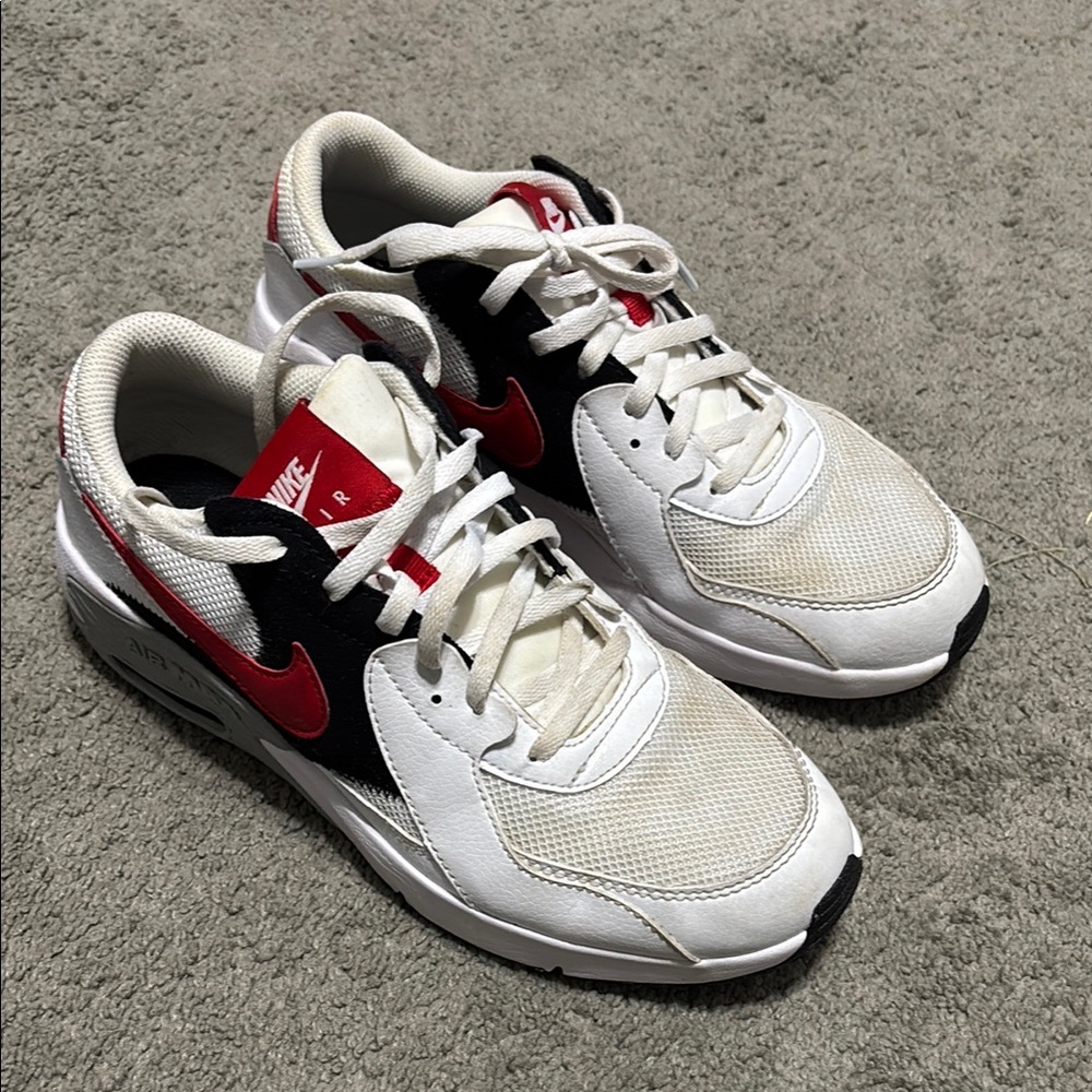 Nike Kids White Red Black Sneakers